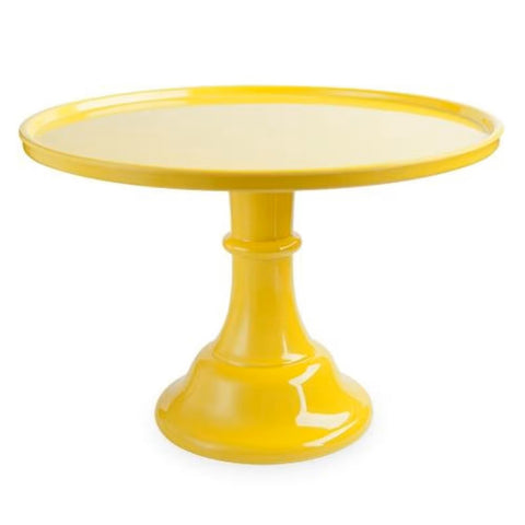 Yellow Cake Stand - Tall (For Hire)