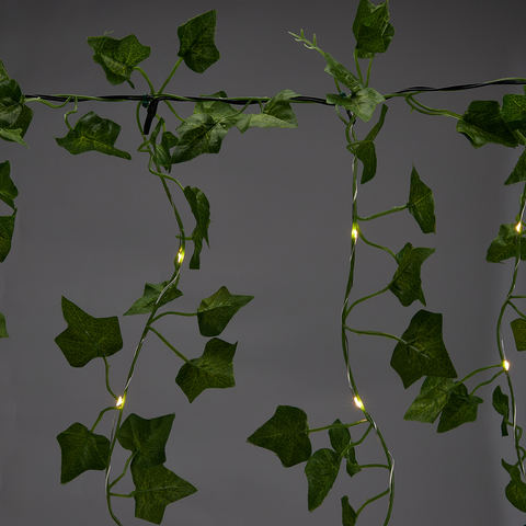 Ivy Garland Curtain Lights