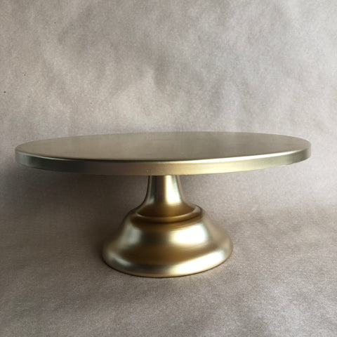 Gold Cake Stand - Short (For Hire)