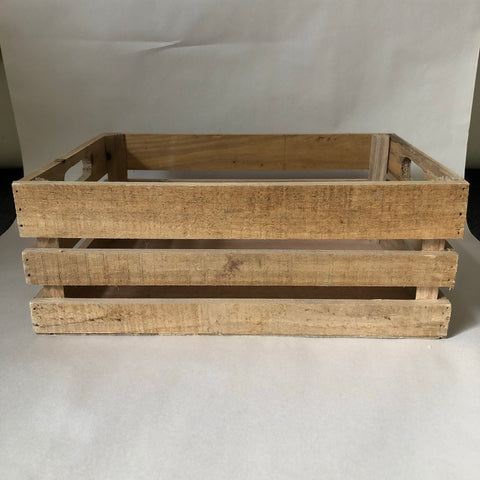 Wooden Box - Natural Slat
