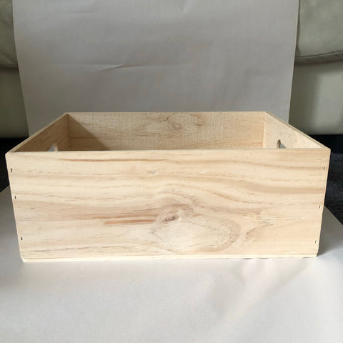 Wooden Box - Natural (For Hire)