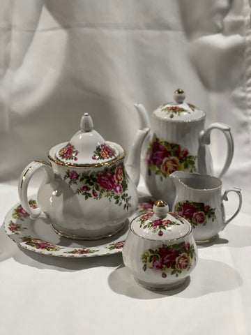 Vintage China Tea Pot Set (For Hire)
