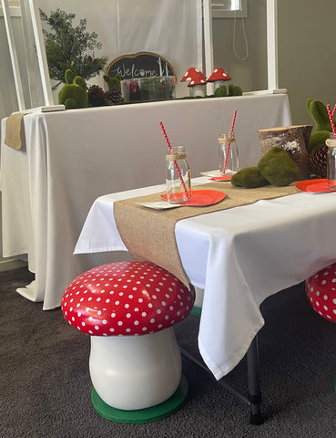 Toadstool Kids Themed Stool (For Hire)