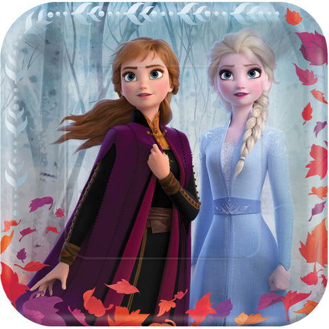 Frozen 23cm Round Paper Plates (PK8)