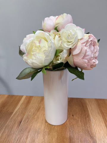 Flowers in white Vase (For Hire