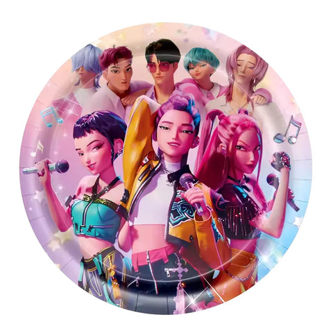 KPop Demon Hunters Large Plates (10 Pack)