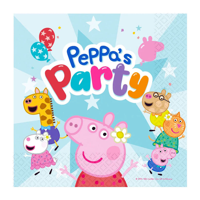 Peppa's Party Lunch Napkins 16pk