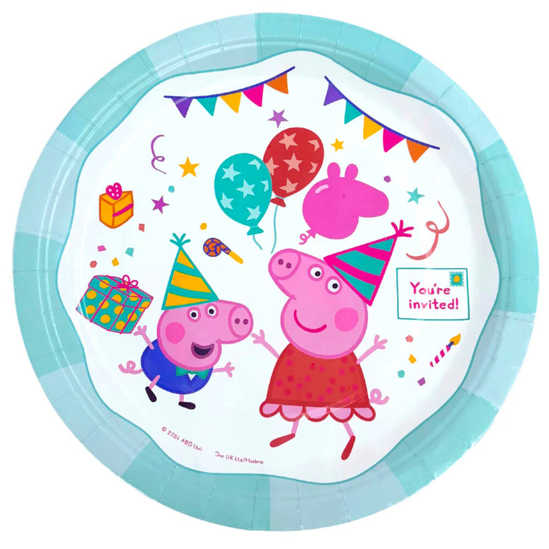 Peppa Pig Dinner Plates 8pk