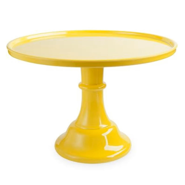 Yellow Cake Stand - Tall