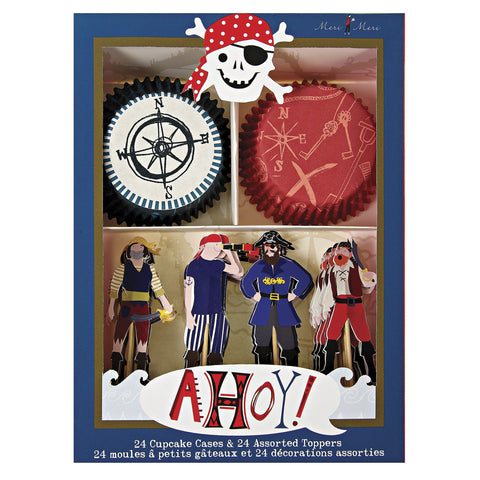 Ahoy There Pirate Cupcake Kit