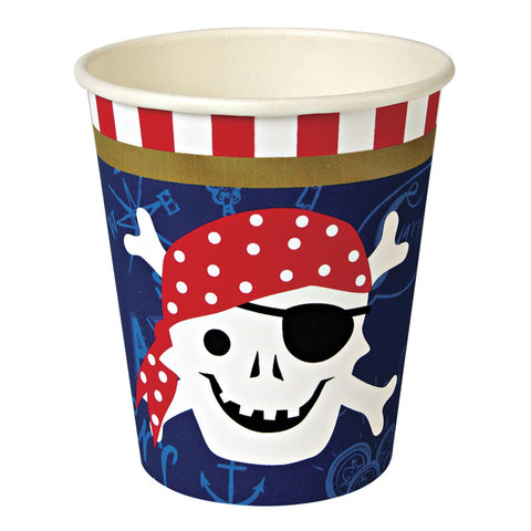 Ahoy There Pirate party cups