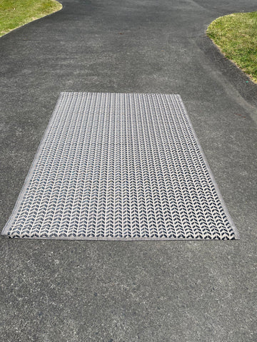 Outdoor picnic Mat - Black/Beige (For Hire)