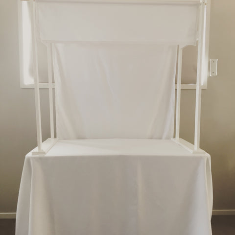 White Canopy with Table