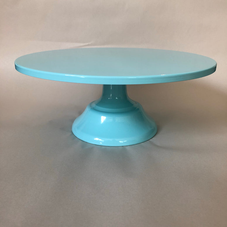 Blue cake stand - short