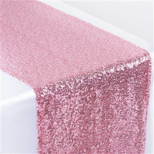 Pink Sequin Table Runner